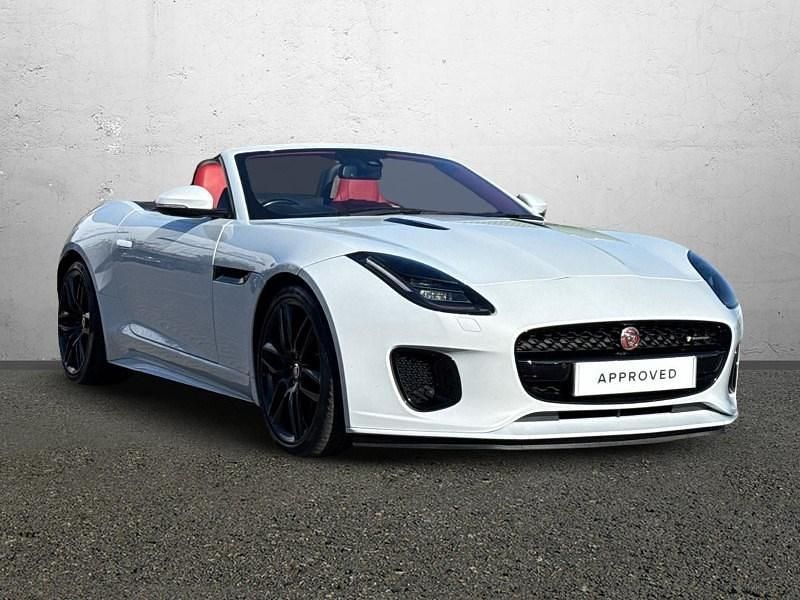 White Used 2018 Jaguar F-Type R-Dynamic Cabriolet | £32,960 (Fair price) - Image 1/4