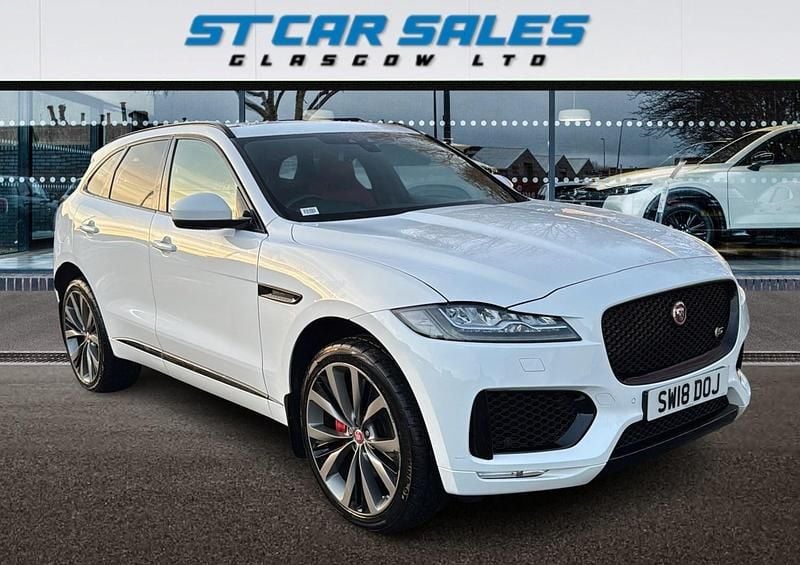 White Used 2018 Jaguar F-Pace S SUV | £16,590 (Good price) - Image 1/4