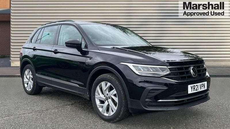 Black Used 2021 VW Tiguan Life SUV | £17,090 (Super price) - Image 1/4