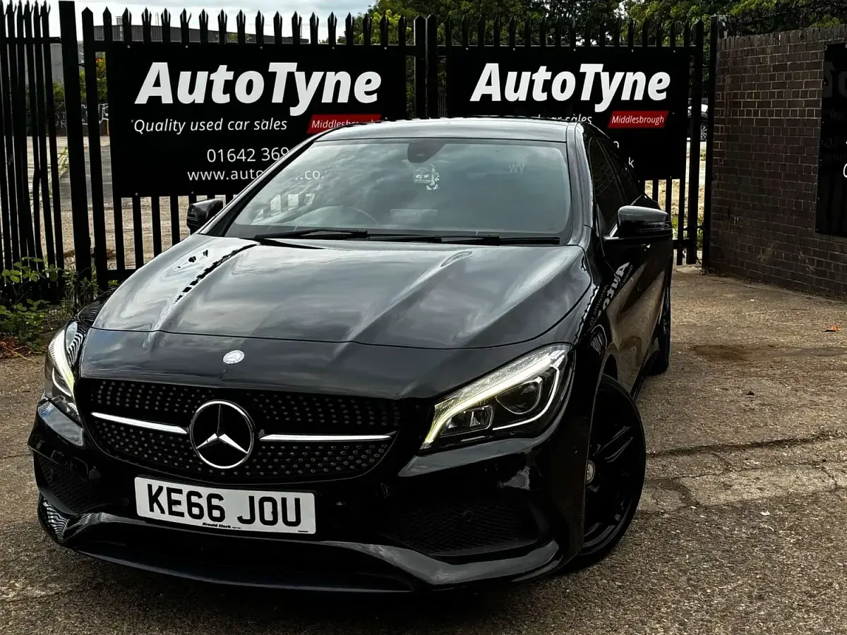 Used Mercedes CLA220 AMG line 2017 Black Coupe