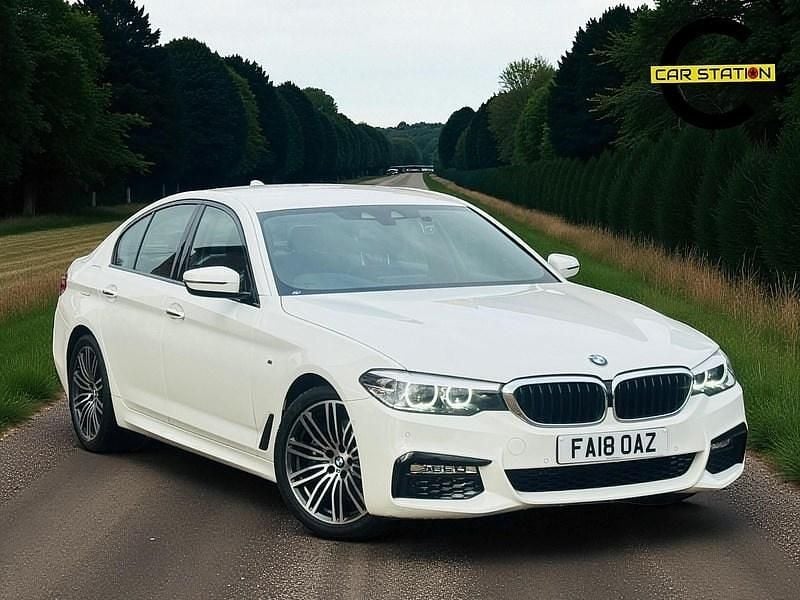 White Used 2018 BMW 530 M Sport Sedan | £19,495 (Good price) - Image 1/4