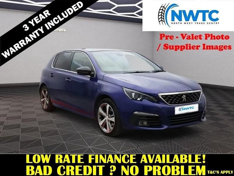 Blue Used 2019 Peugeot 308 GT-line Hatchback | £10,295 (Fair price) - Image 1/4