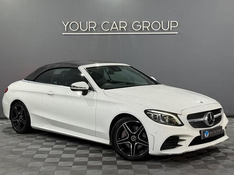 Used Mercedes C300 AMG Line Premium 245 HP (180 kW) 2019 White Cabriolet