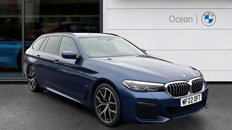 Used BMW 520 M Sport 187 HP (137 kW) 2022 Blue Estate
