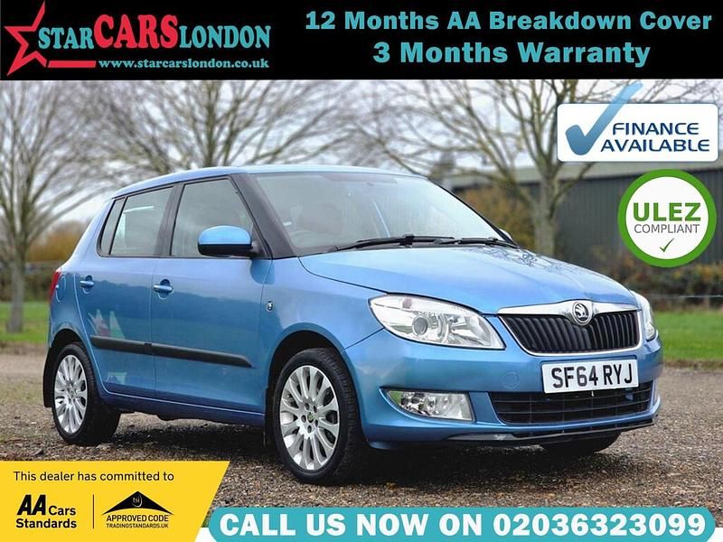 Blue Used 2014 Skoda Fabia Elegance Hatchback | £6,200 (Good price) - Image 1/4