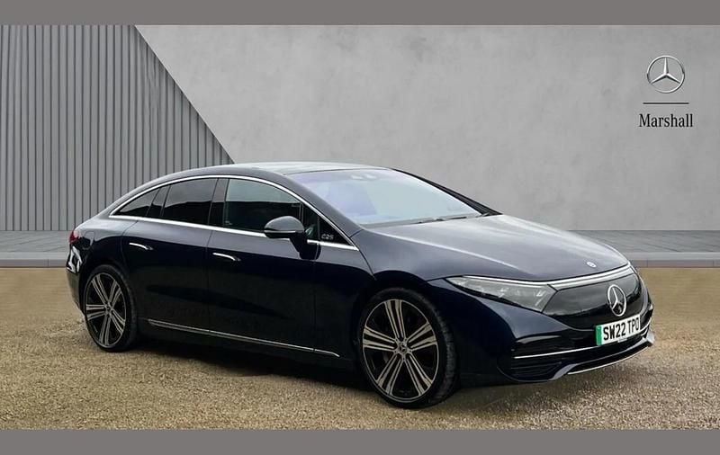 Used Mercedes EQS450+ AMG Line Premium Plus 241 kW (328 HP) 2022 Blue Sedan