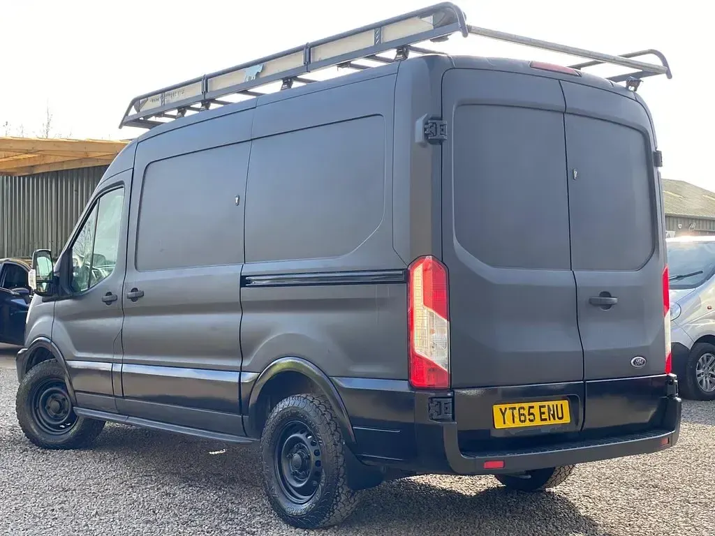 Used Ford Transit 125 HP (91 kW) 2015 Black Van