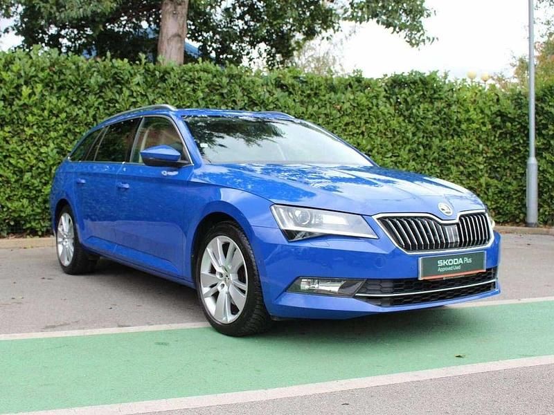 Blue Used 2018 Skoda Superb SE L Executive Estate | £14,295 (Fair price) - Image 1/4