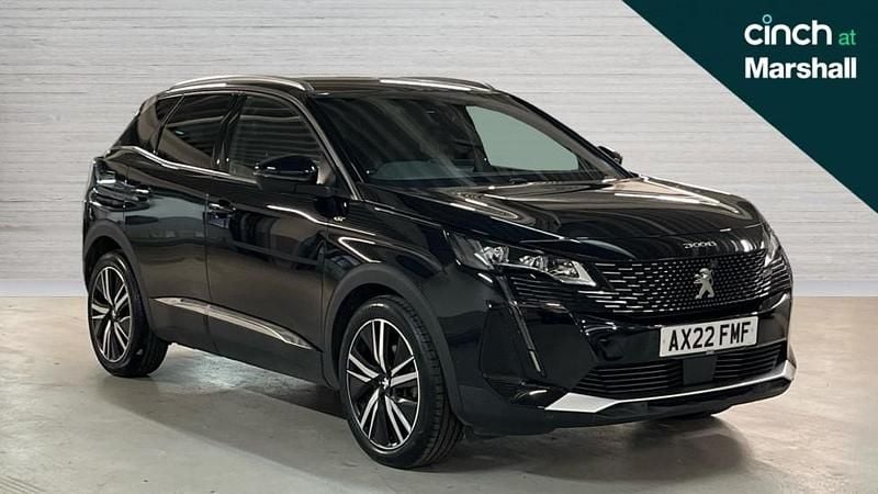 Black Used 2022 Peugeot 3008 Premium | £19,077 (Fair price) - Image 1/4