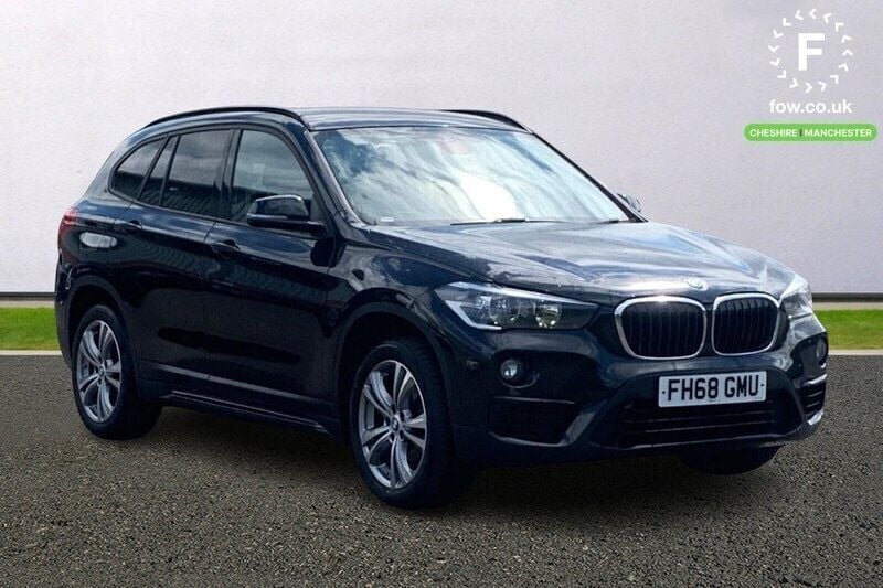 Black Used 2019 BMW X1 Sport Line SUV | £13,699 (Good price) - Image 1/3