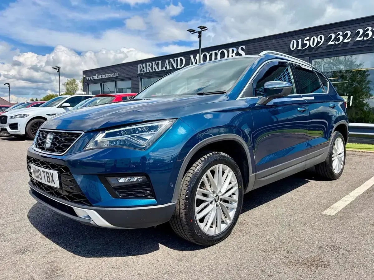 Used Seat Ateca XCELLENCE 115 HP (84 kW) 2019 Blue SUV