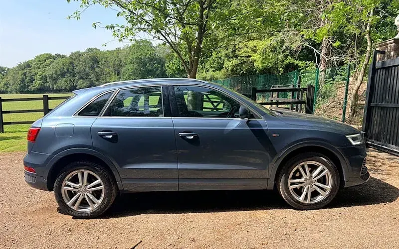 Used Audi Q3 S-Line 150 HP (110 kW) 2017 Blue SUV