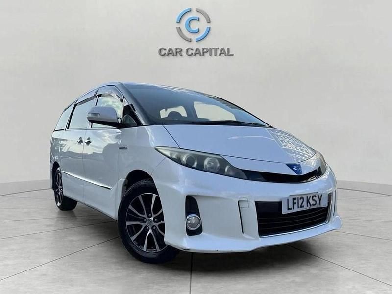 Used Toyota Estima Hybrid 2012 White MPV