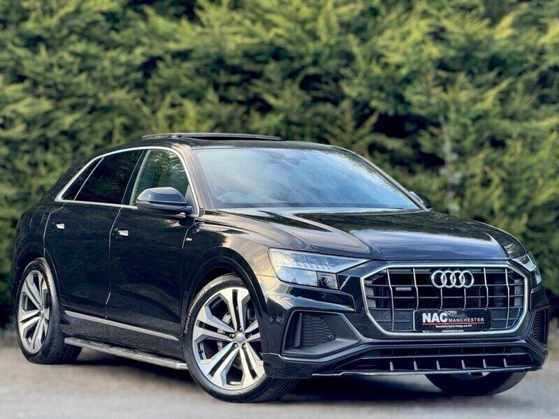 Black Used 2018 Audi Q8 S-Line SUV | £36,500 (Fair price) - Image 1/4