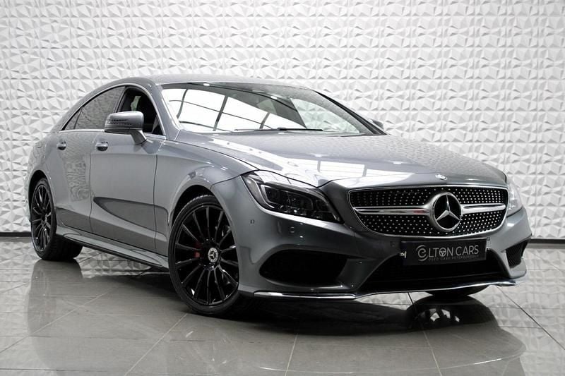 Grey Used 2016 Mercedes CLS220 AMG line Coupe | £15,595 (Fair price) - Image 1/4