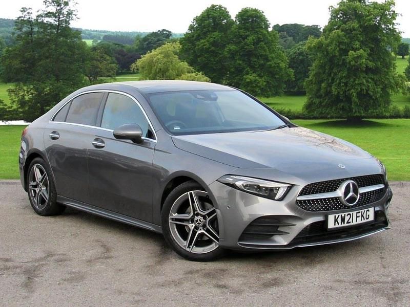 Mountain grey metallic Used 2021 Mercedes A200 AMG Line Premium Plus Sedan | £19,344 (A bit pricey) - Image 1/4
