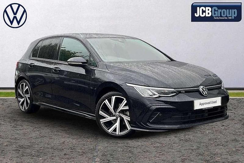 Black Used 2022 VW Golf VIII R-line Hatchback | £22,495 (Expensive) - Image 1/4
