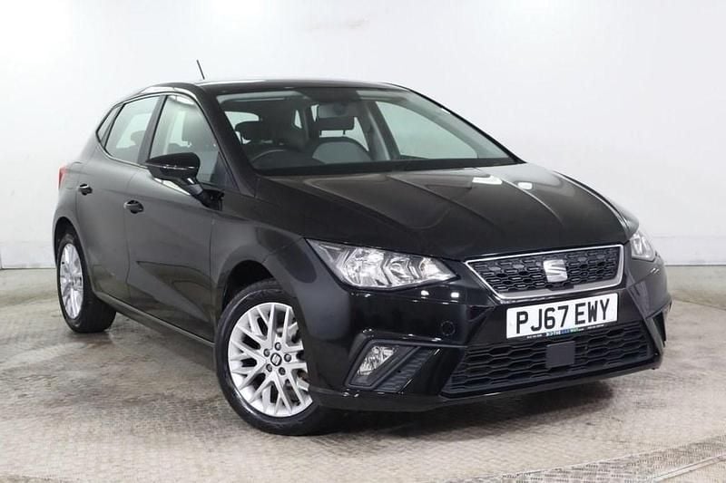 Black Used 2017 Seat Ibiza SE Hatchback | £7,475 (Fair price) - Image 1/4