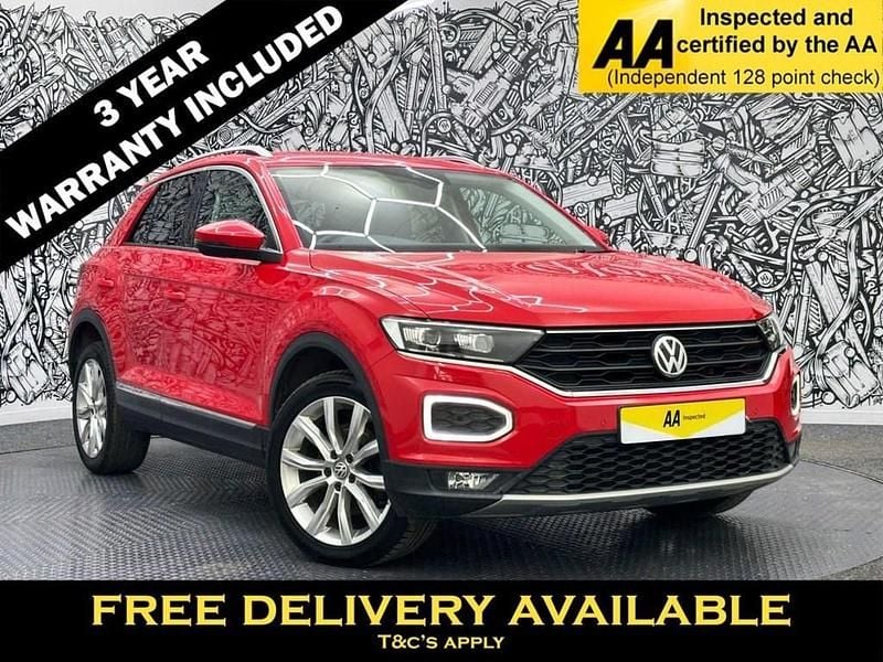 Red Used 2018 VW T-Roc SEL SUV | £12,995 (Fair price) - Image 1/2