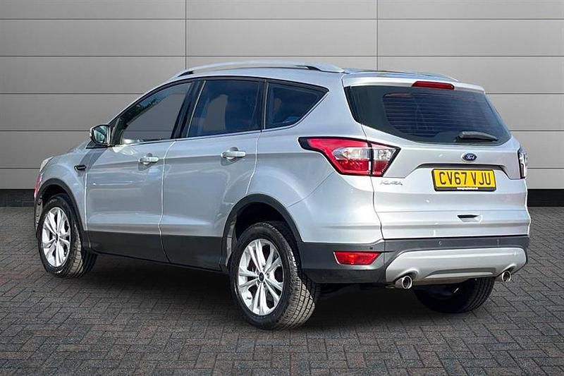 Used Ford Kuga Titanium 150 HP (110 kW) 2017 Moondust silver SUV