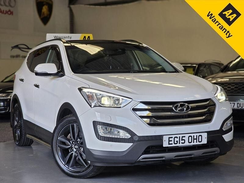 White Used 2015 Hyundai Santa Fe Premium SE SUV | £11,495 (Fair price) - Image 1/4