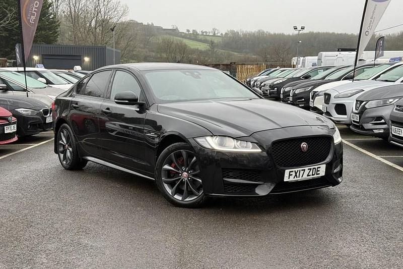 Black Used 2017 Jaguar XF R-Sport Sedan | £9,795 (Fair price) - Image 1/1