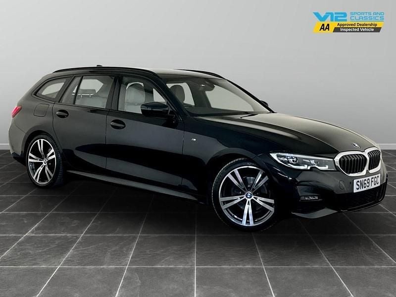 Black Used 2019 BMW 320 M Sport Estate | £19,195 (Fair price) - Image 1/2