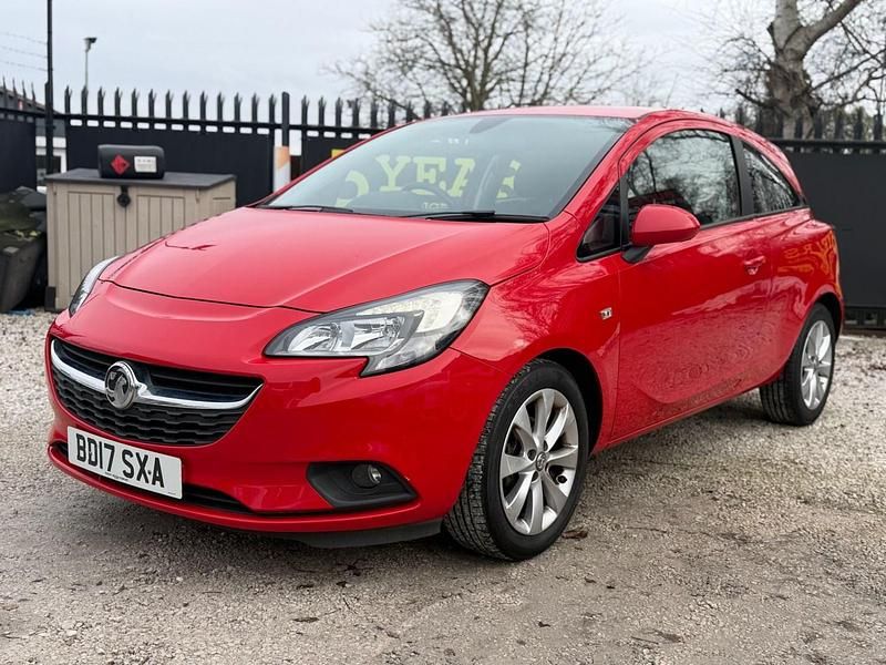 Used Vauxhall Corsa 90 HP (66 kW) 2017 Red Hatchback