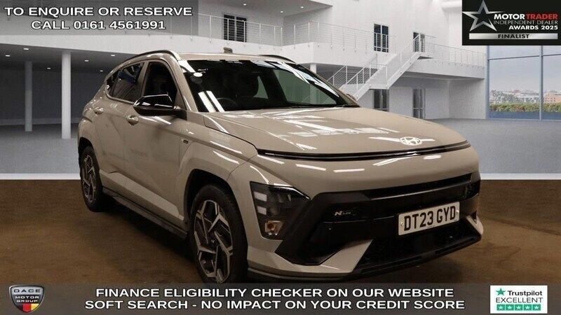 Grey Used 2023 Hyundai Kona N Line SUV | £20,470 (Fair price) - Image 1/4