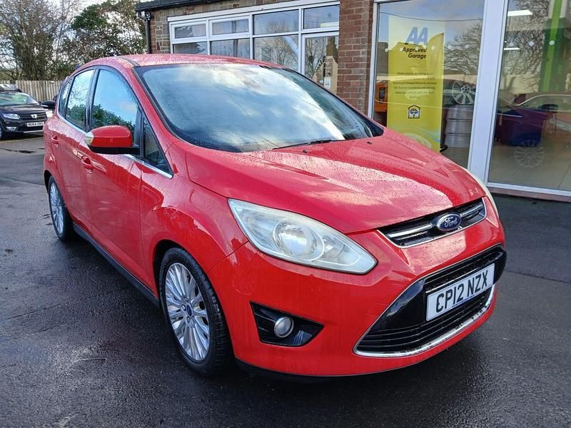 Red Used 2012 Ford C-MAX Titanium MPV | £2,995 (Fair price) - Image 1/4