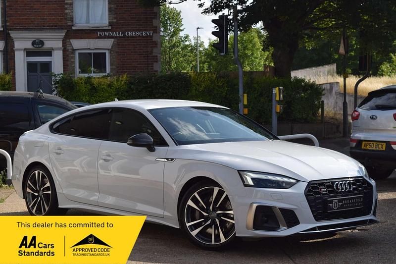 White Used 2020 Audi A5 Sportback Performance Coupe | £29,995 (Fair price) - Image 1/4