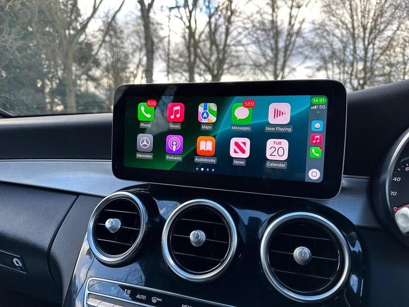 Used Mercedes C220 AMG line 2019 Grey Sedan