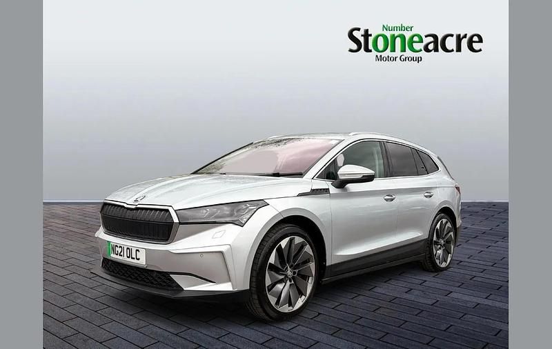 Used Skoda Enyaq iV Suite 150 kW (204 HP) 2021 Silver SUV