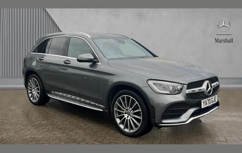 Selenite grey metallic Used 2021 Mercedes GLC300 AMG Line Premium SUV | £30,480 (Good price) - Image 1/4