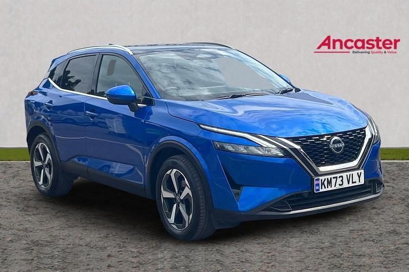 Tallic magnetic blue Used 2022 Nissan Qashqai N-Connecta SUV | £18,975 (Expensive) - Image 1/4