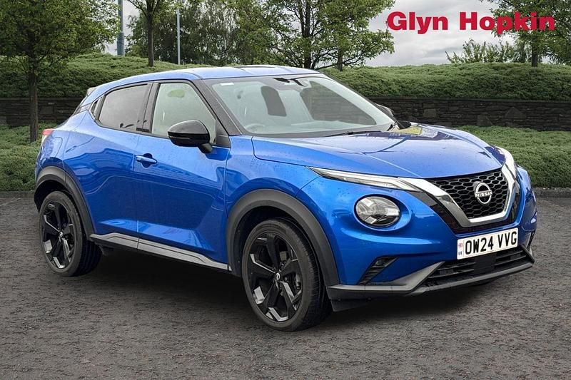 Blue Used 2024 Nissan Juke Tekna SUV | £17,152 (Fair price) - Image 1/4