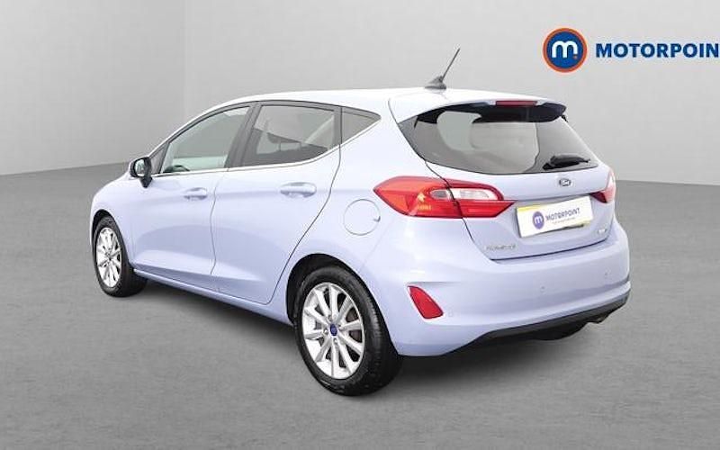 Used Ford Fiesta Titanium 125 HP (91 kW) 2021 Blue Hatchback