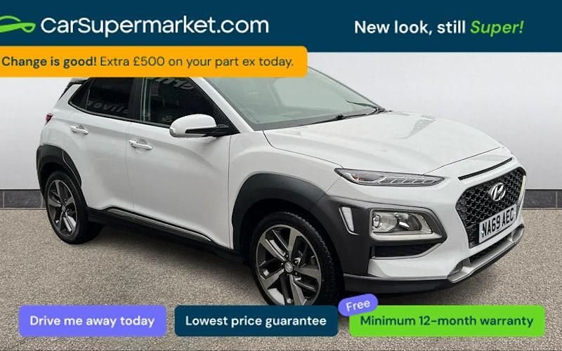 Used Hyundai Kona Premium 120 HP (88 kW) 2019 White SUV