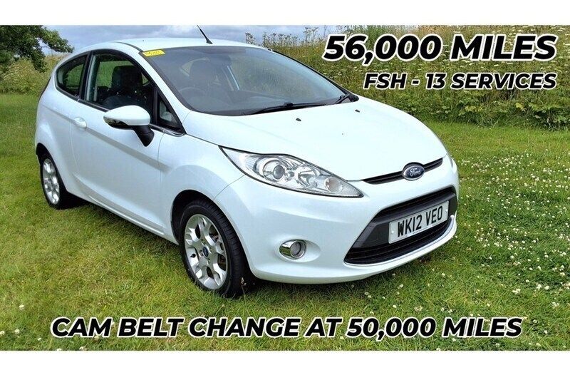 White Used 2012 Ford Fiesta Zetec Hatchback | £4,695 (Fair price) - Image 1/1