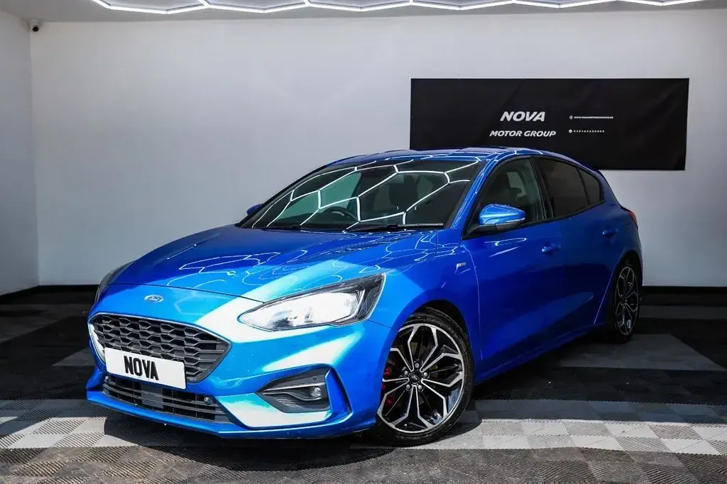 Used Ford Focus ST-Line X 150 HP (110 kW) 2019 Blue Hatchback