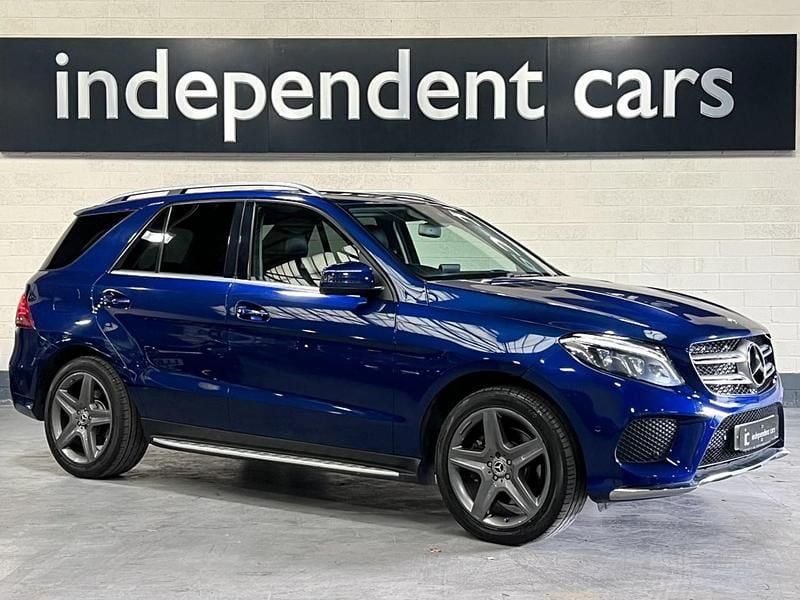 Blue Used 2017 Mercedes GLE350 AMG line Estate | £20,995 (Fair price) - Image 1/4