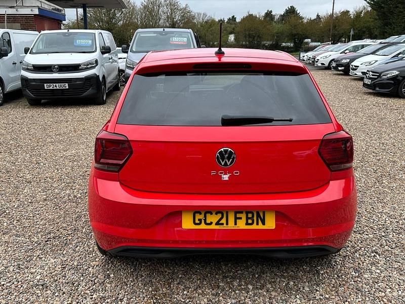 Used VW Polo Match 95 HP (69 kW) 2021 Red Hatchback