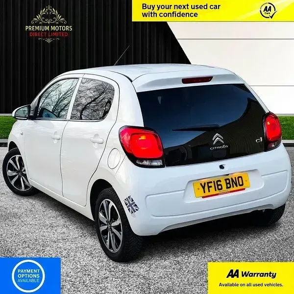 Used Citroën C1 Flair 82 HP (60 kW) 2016 White Hatchback