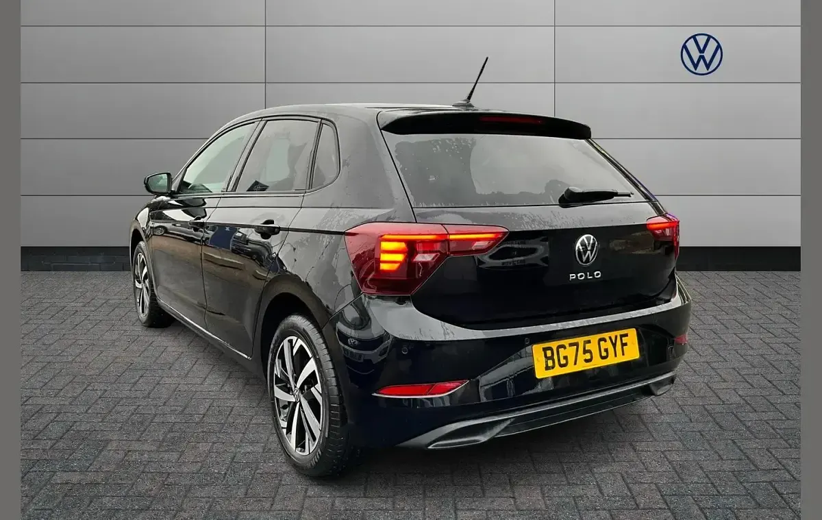 Used VW Polo Match 94 HP (69 kW) 2025 Black Hatchback
