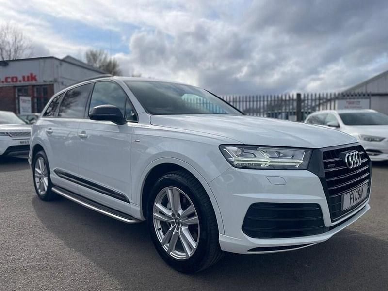 Begagnad Audi Q7 S-Line 272 HK (200 kW) 2018 Vit SUV