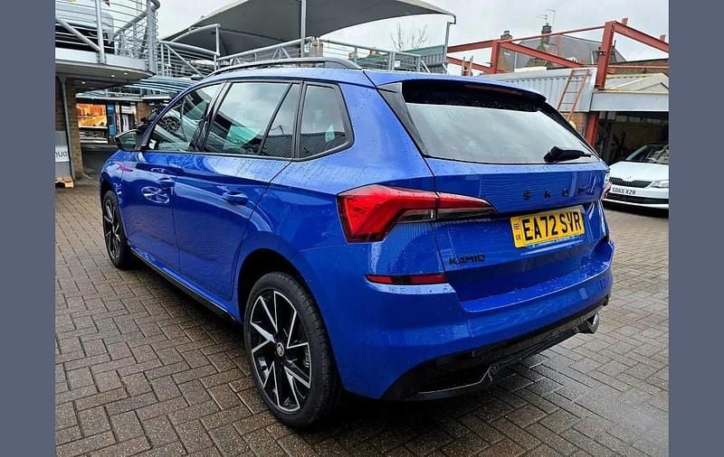 Used Skoda Kamiq Monte Carlo 115 HP (84 kW) 2023 Blue SUV