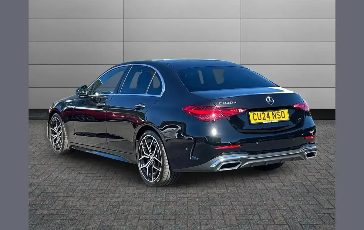 Used Mercedes C220 AMG Line Premium Plus 196 HP (144 kW) 2024 Black Sedan