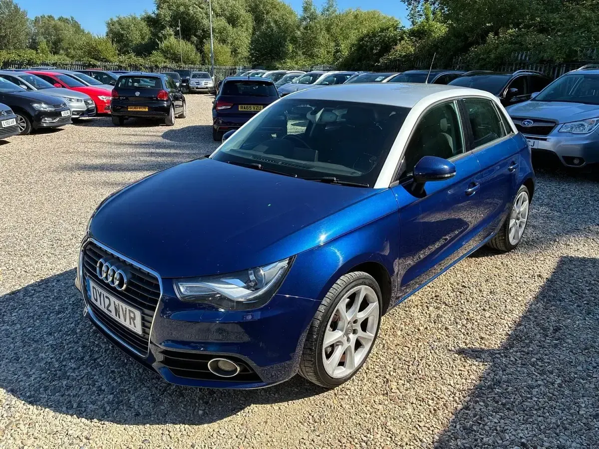 Used Audi A1 Sportback Sport 105 HP (77 kW) 2012 Blue Hatchback