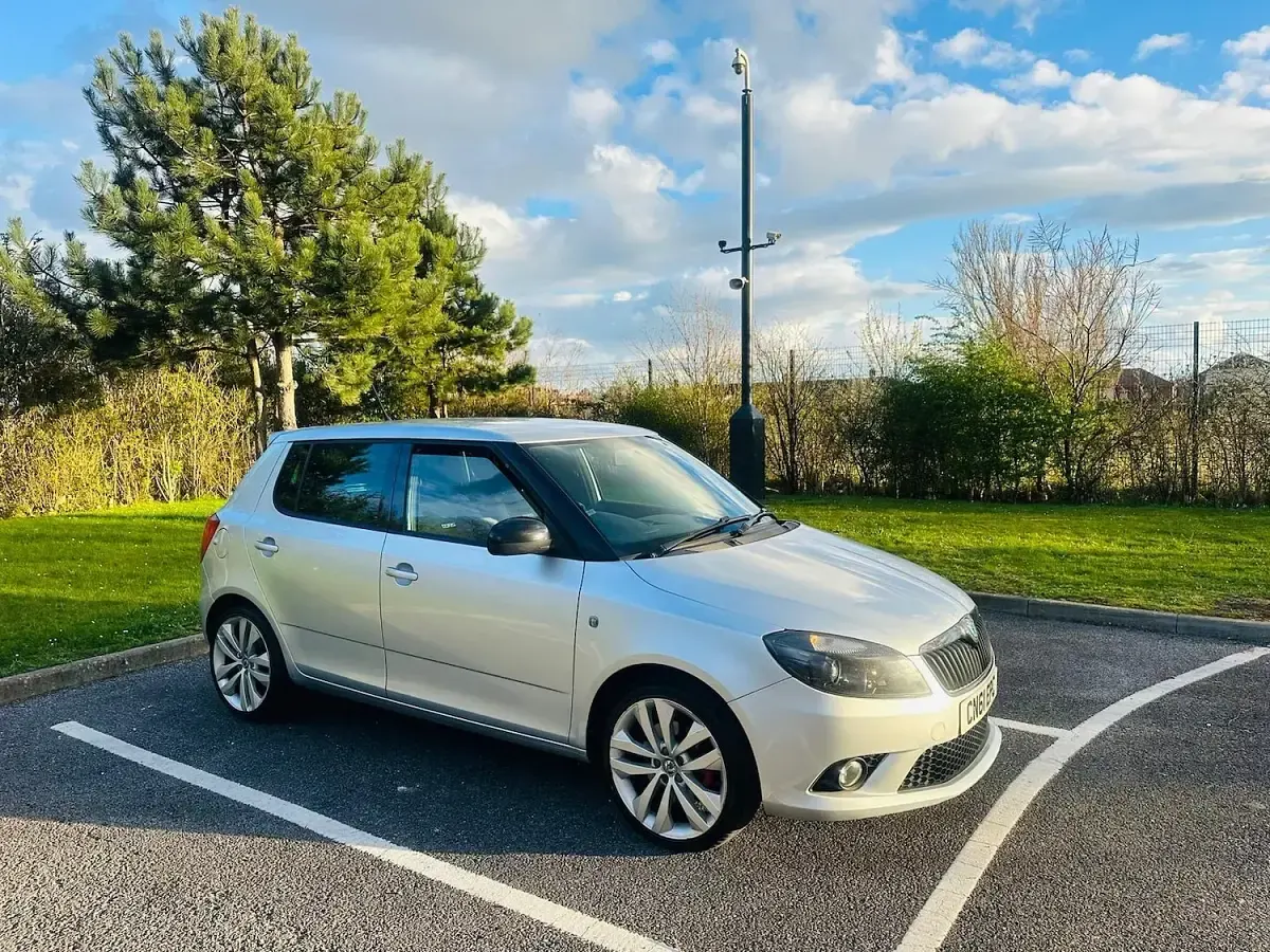 Used Skoda Fabia vRS 180 HP (132 kW) 2012 Silver Hatchback