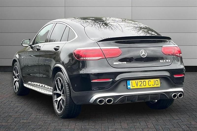 Used Mercedes GLC43 AMG Premium 390 HP (286 kW) 2020 Obsidian black Coupe